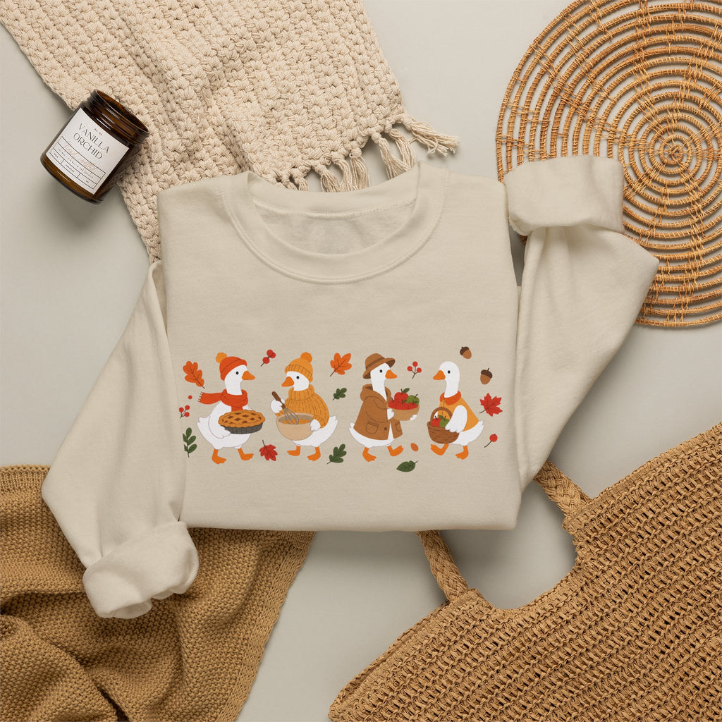Autumn Fox Friends Crewneck Sweatshirt
