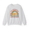 Butter & Delusion Sweatshirt | Retro Rainbow Graphic Crewneck