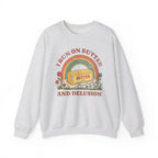 Butter & Delusion Sweatshirt | Retro Rainbow Graphic Crewneck