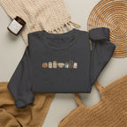 Baking Essentials Crewneck Sweatshirt | Cute Neutral Bakery Icons