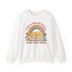 Butter & Delusion Sweatshirt | Retro Rainbow Graphic Crewneck