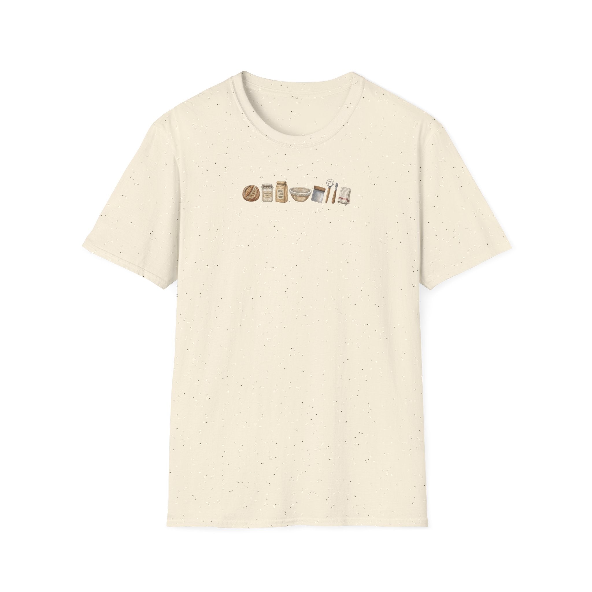 Baking Essentials T-Shirt | Minimalist Kitchen Utensils Graphic