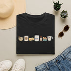 Baking Ingredients Lineup T‑Shirt | Charming Kitchen Recipe Graphic Tee