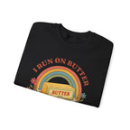 Butter & Delusion Sweatshirt | Retro Rainbow Graphic Crewneck
