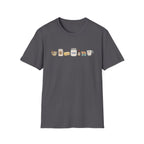 Baking Ingredients Lineup T‑Shirt | Charming Kitchen Recipe Graphic Tee