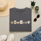 Baking Ingredients Lineup T‑Shirt | Charming Kitchen Recipe Graphic Tee
