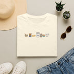 Baking Pantry Icons T-Shirt | Minimalist Baking Ingredients Tee