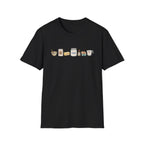 Baking Ingredients Lineup T‑Shirt | Charming Kitchen Recipe Graphic Tee