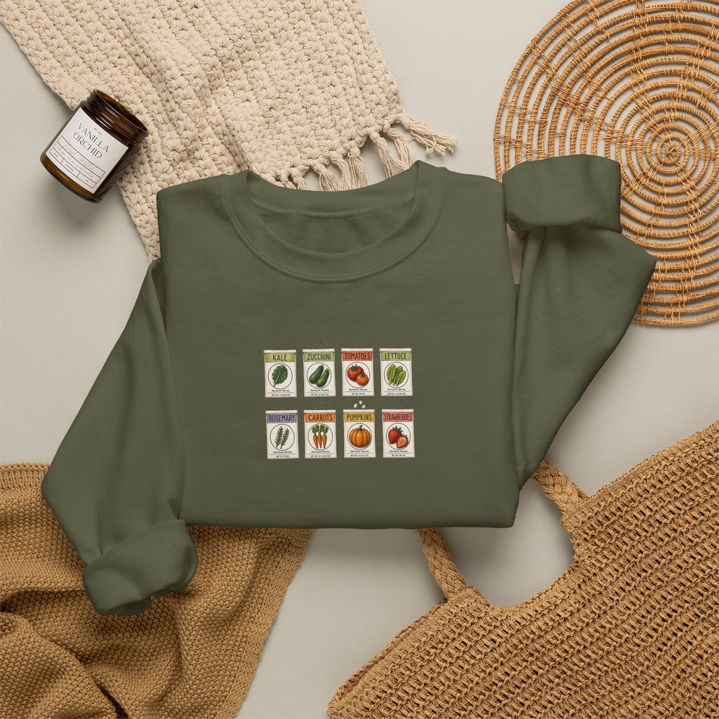 Vintage Fruit Stamp Crewneck Sweatshirt
