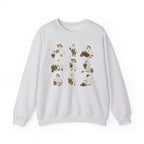 Gardening Geese Crewneck Sweatshirt — Cute Plant-Loving Duck Illustration