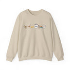 Baking Ingredients Crewneck Sweatshirt | Cute Pantry Illustration