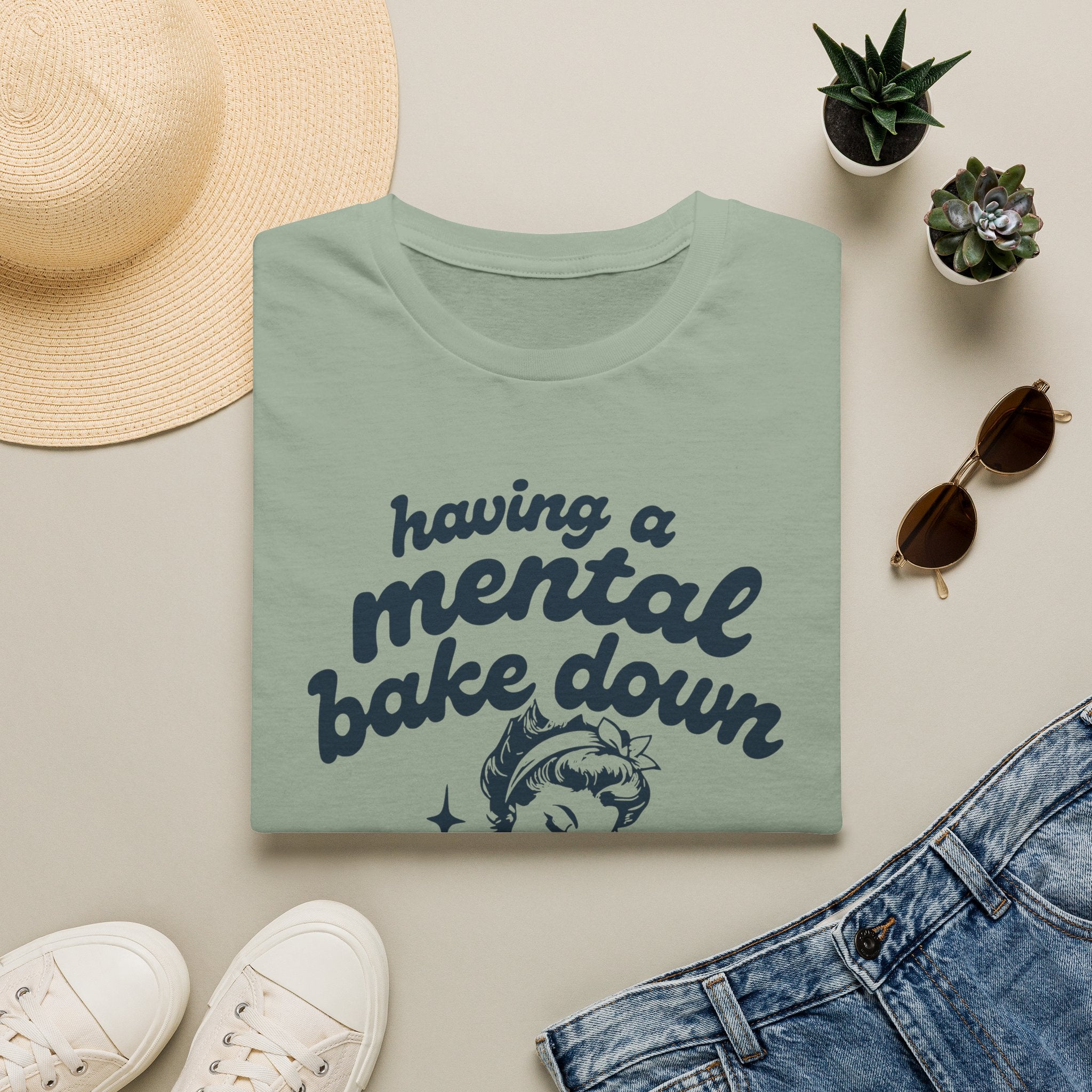 Having a Mental Bake Down | Retro Baking Graphic Tee