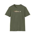 Baking Essentials T-Shirt | Minimalist Kitchen Utensils Graphic