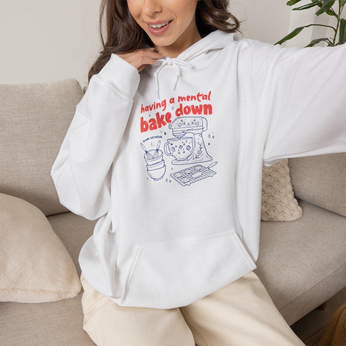 Having a Mental Bake Down Sweatshirt | Funny Baker Sweatshirt Gift