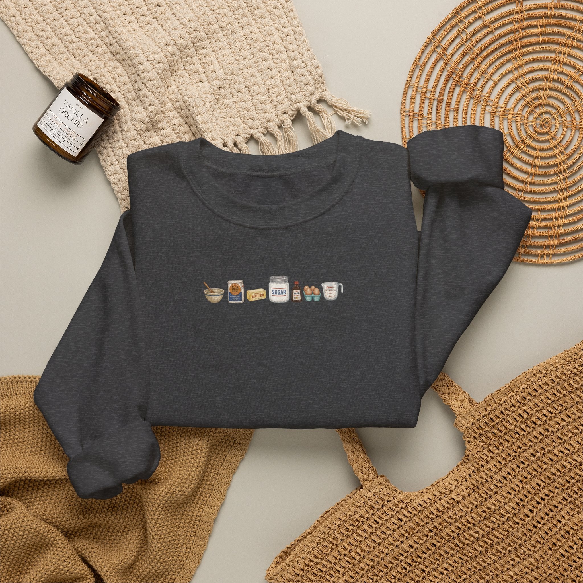 Baking Icons Crewneck Sweatshirt