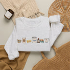 Baking Ingredients Crewneck Sweatshirt | Cute Pantry Illustration