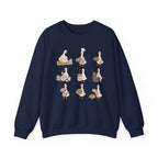 Goose Bakery Crewneck Sweatshirt — Cute Baking Geese Graphic