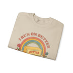 Butter & Delusion Sweatshirt | Retro Rainbow Graphic Crewneck