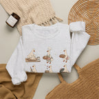 Goose Bakery Crewneck Sweatshirt — Cute Baking Geese Graphic