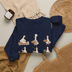 Goose Bakery Crewneck Sweatshirt — Cute Baking Geese Graphic