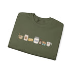 Baking Ingredients Crewneck Sweatshirt | Cute Pantry Illustration