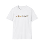Baking Ingredients Lineup T‑Shirt | Charming Kitchen Recipe Graphic Tee