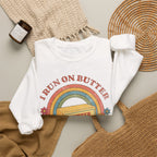 Butter & Delusion Sweatshirt | Retro Rainbow Graphic Crewneck