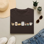 Baking Ingredients Lineup T‑Shirt | Charming Kitchen Recipe Graphic Tee
