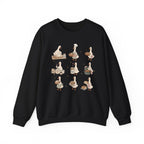 Goose Bakery Crewneck Sweatshirt — Cute Baking Geese Graphic