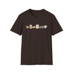 Baking Ingredients Lineup T‑Shirt | Charming Kitchen Recipe Graphic Tee