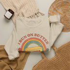 Butter & Delusion Sweatshirt | Retro Rainbow Graphic Crewneck