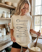 Vintage Baking Tools Shirt | Baker Kitchen Gift