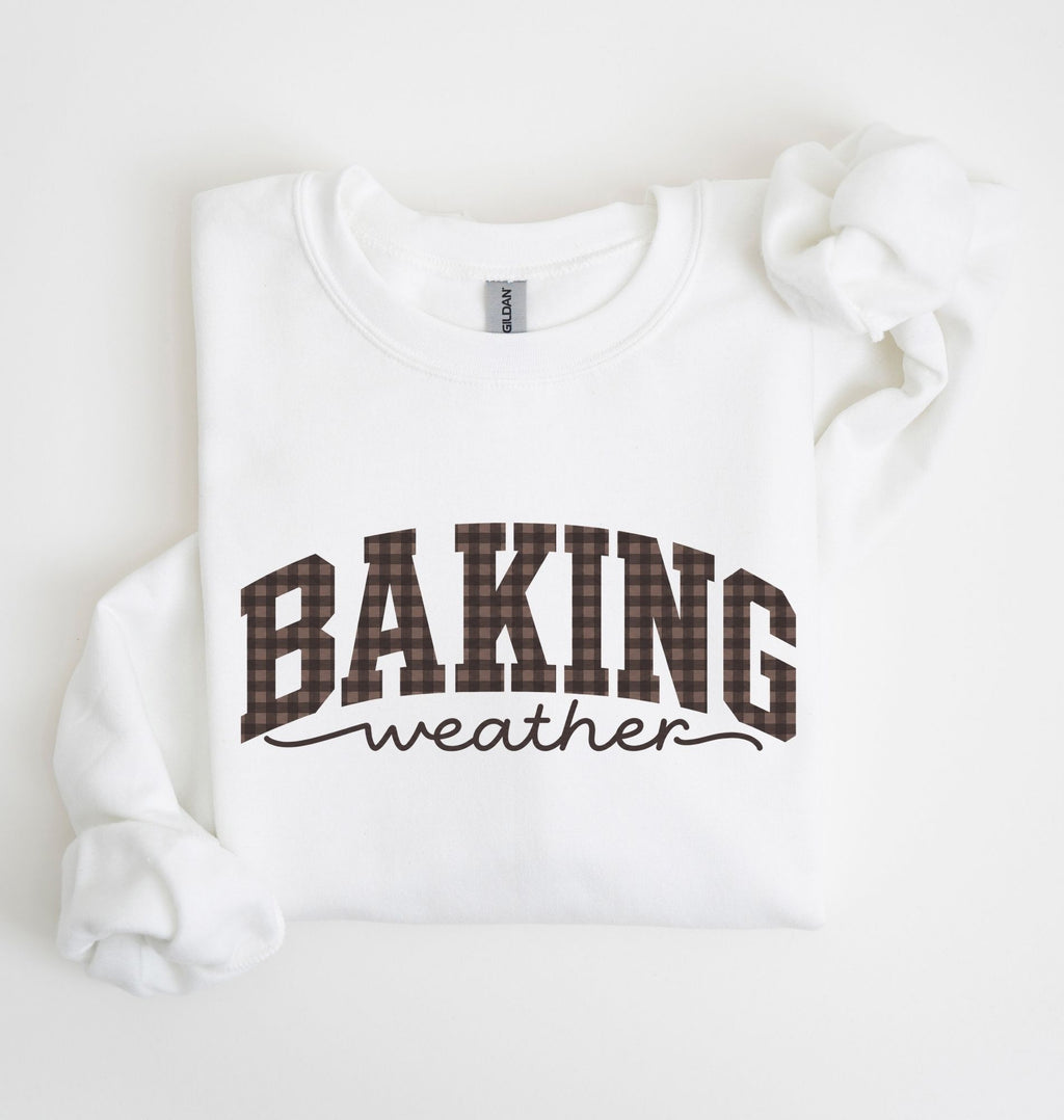 Baking Weather Sweatshirt | Cozy Baker Gift – thecottagemeadow