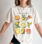 Citrus Got Real Shirt | Vintage Fruit Graphic Tee Gardener Gift