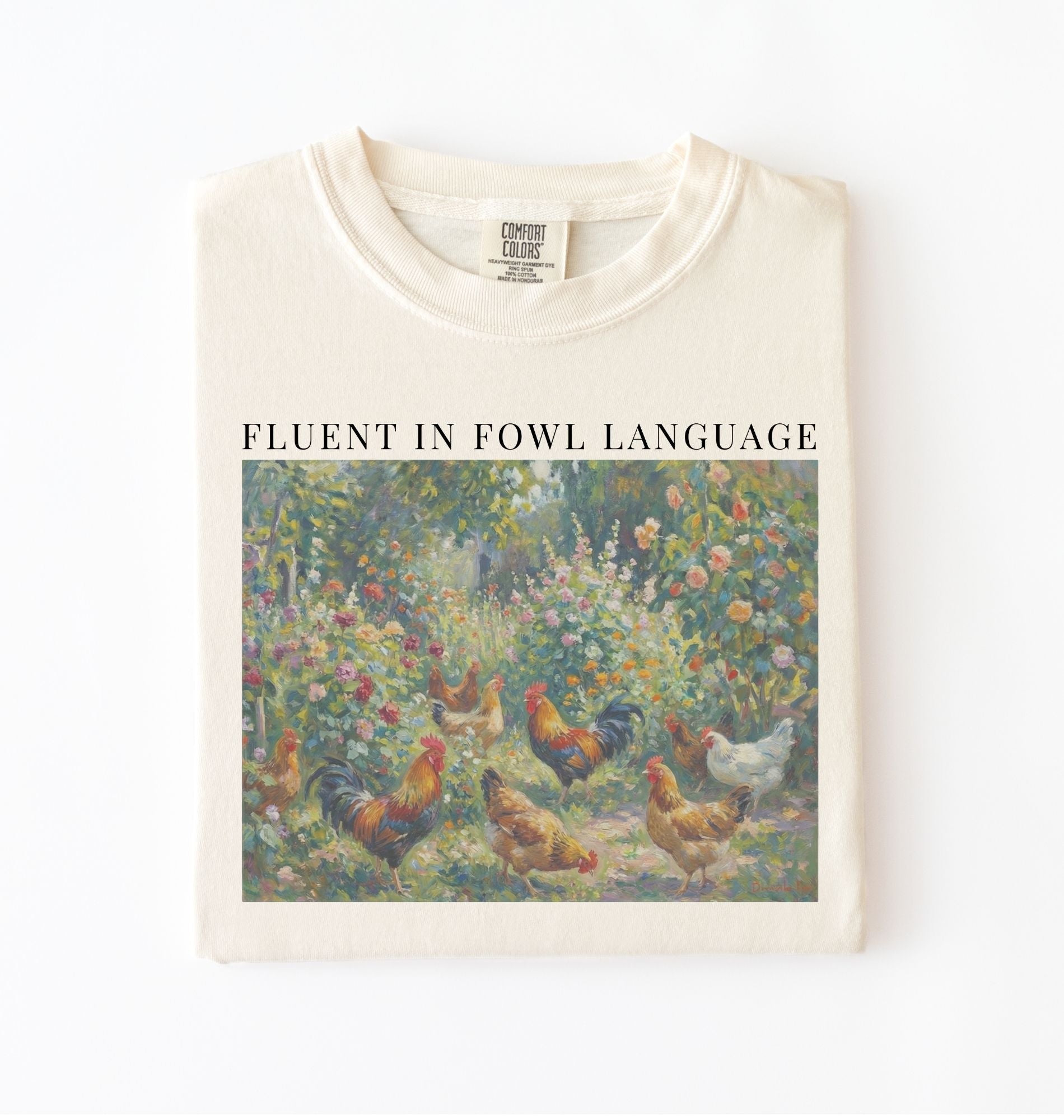 Ivory Farm humor shirt for chicken owners and homestead lovers