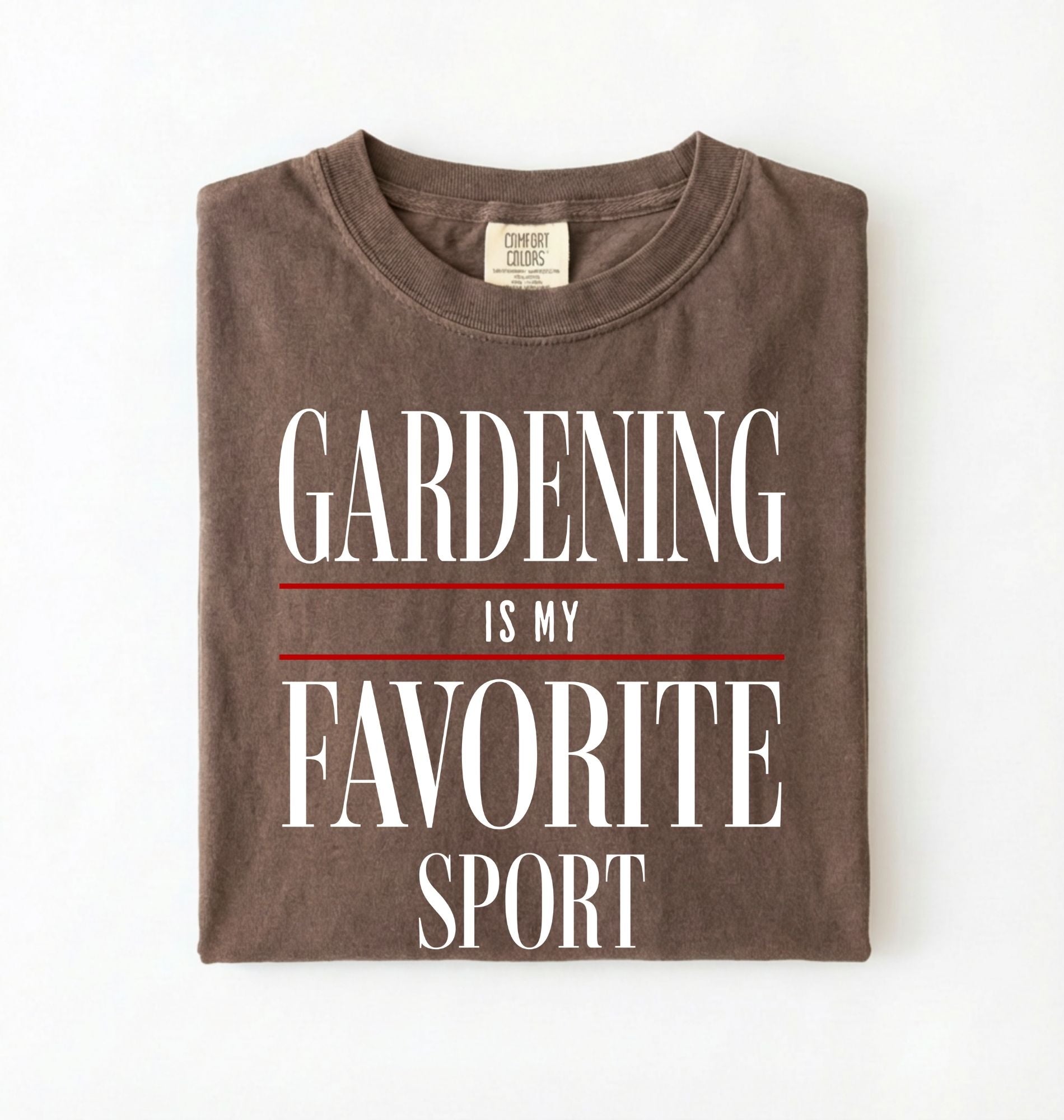 Funny gardening shirt that says Gardening Is My Favorite Sport, perfect gardener gift for plant lovers