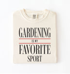 Funny gardening shirt that says Gardening Is My Favorite Sport, perfect gardener gift for plant lovers