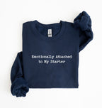 Emotionally Attached to My Starter | Minimalist Text Tee