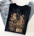 Christmas Baking Shirt | Santa and Mrs Claus Baker Tee