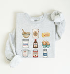 Baking Ingredients Sweatshirt | Vintage Baker Gift