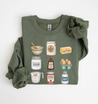 Baking Ingredients Sweatshirt | Vintage Baker Gift