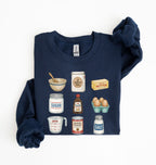 Baking Ingredients Sweatshirt | Vintage Baker Gift