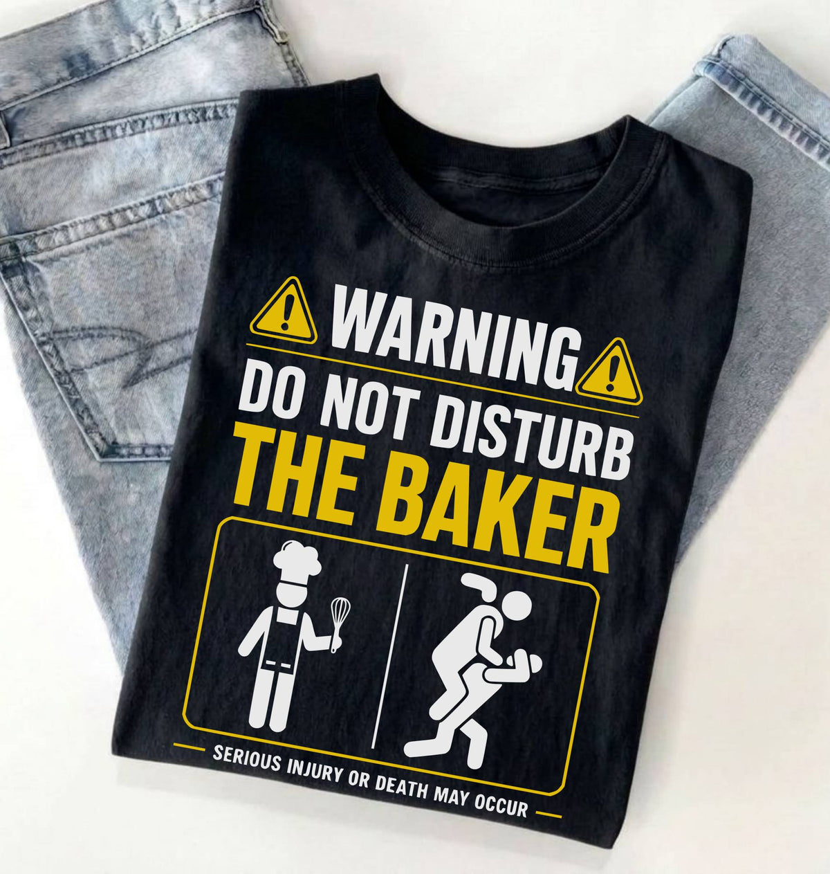 Funny Baker Shirt | Do Not Disturb the Baker Tee
