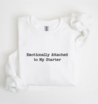 Emotionally Attached to My Starter | Minimalist Text Tee
